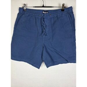 Barbour‎ Oxtown Shorts Mens 2XL Blue Garment Dye Cotton Drawstring